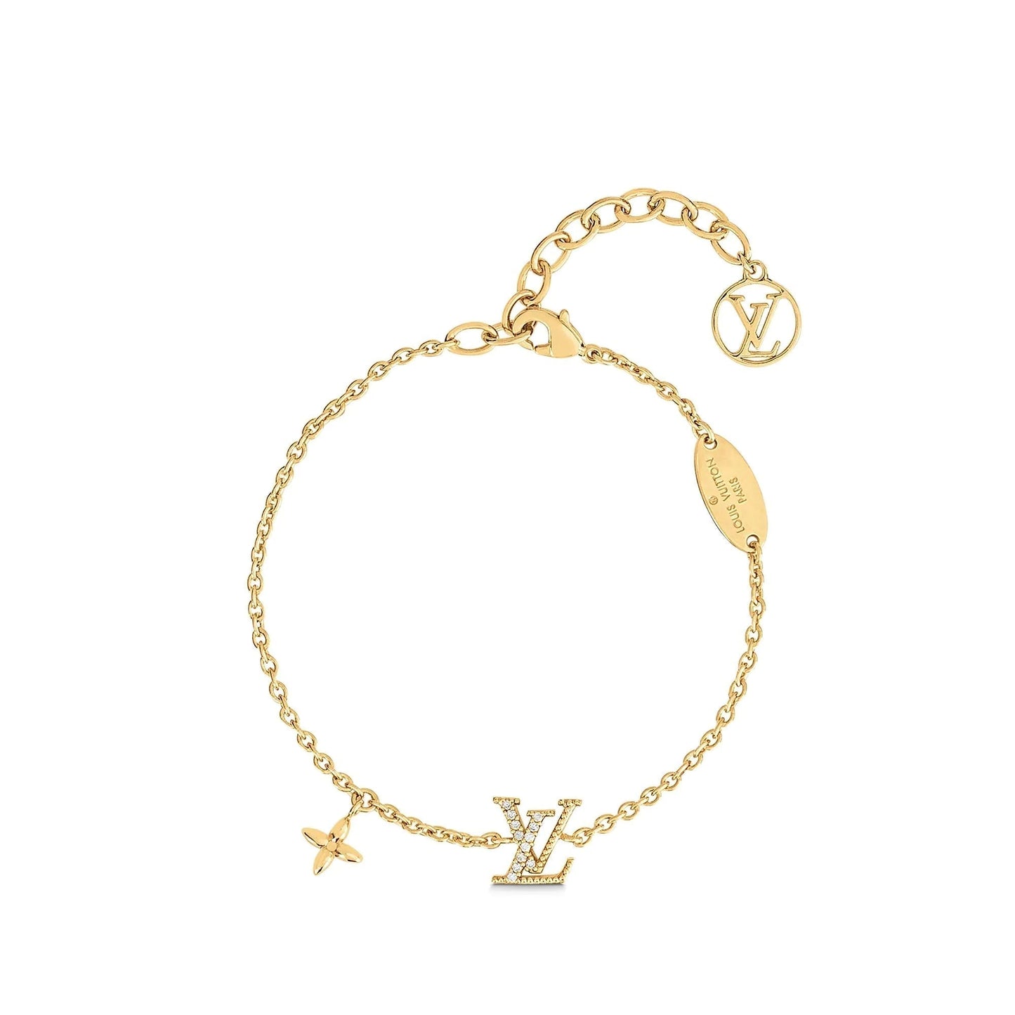 [Luxe Jewels]LOGO STAR MOTIF GOLD BRACELET