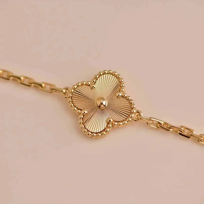 [Luxe Jewels]CLOVER 5 FLOWERS LASER BRACELET