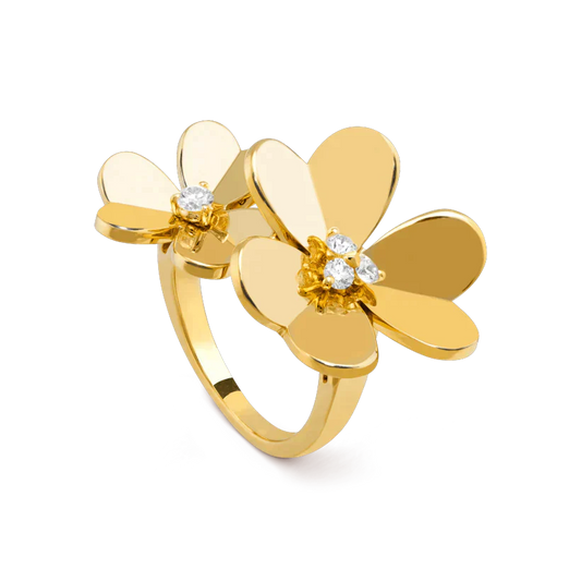 [Luxe Jewels]CLOVER COMOS GOLD DIAMOND RING