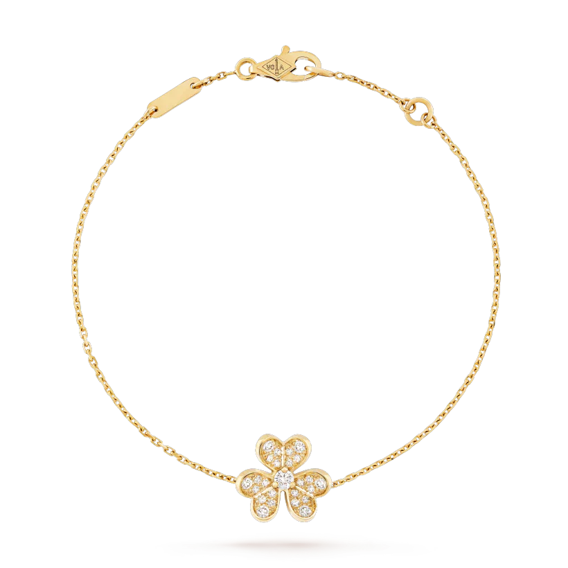 [Luxe Jewels]FRIVOLE GOLD FLOWER DIAMOND BRACELET