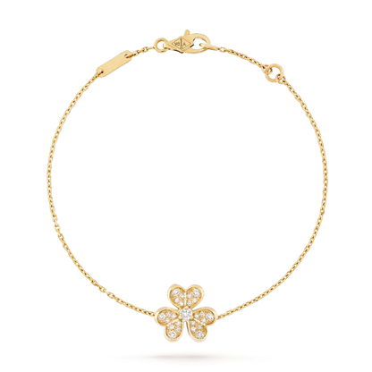 [Luxe Jewels]FRIVOLE GOLD FLOWER DIAMOND BRACELET