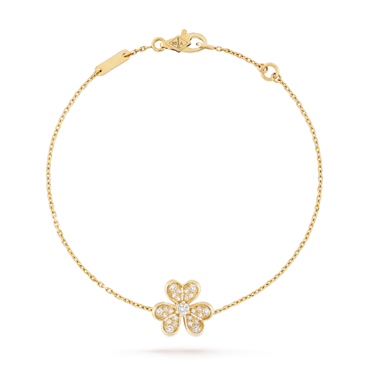 [Luxe Jewels]FRIVOLE GOLD FLOWER DIAMOND BRACELET