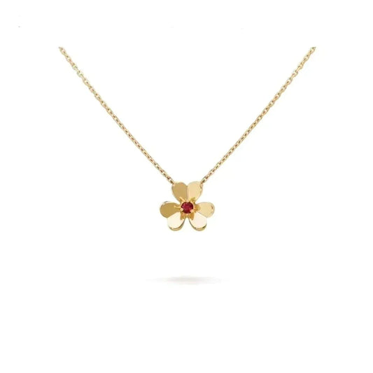 [Luxe Jewels]FRIVOLE GOLD FLOWER NECKLACE