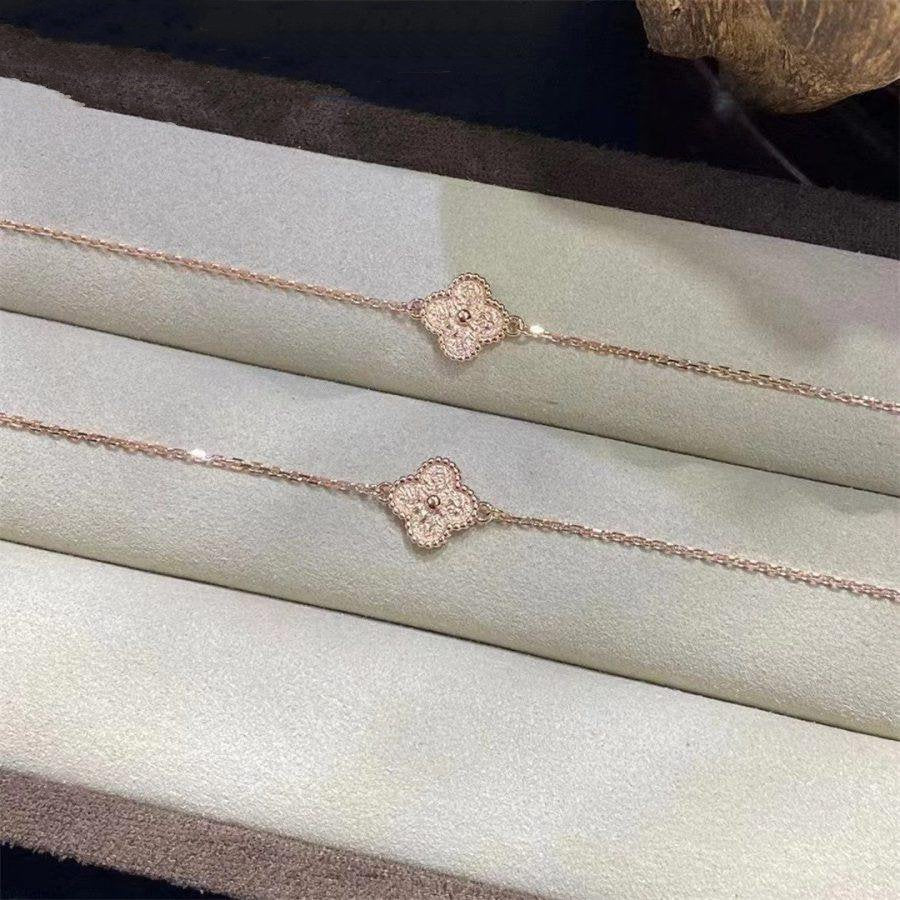 [Luxe Jewels]CLOVER SINGLE FLOWER BRACELET