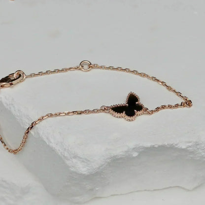 [Luxe Jewels]BUTTERFLY ONYX  BUTTERFLY BRACELET