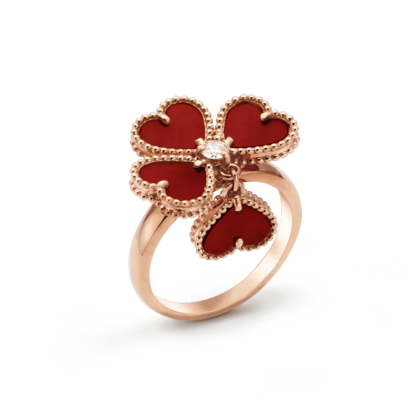 [Luxe Jewels]SWEET CLOVER CARNELIAN RING