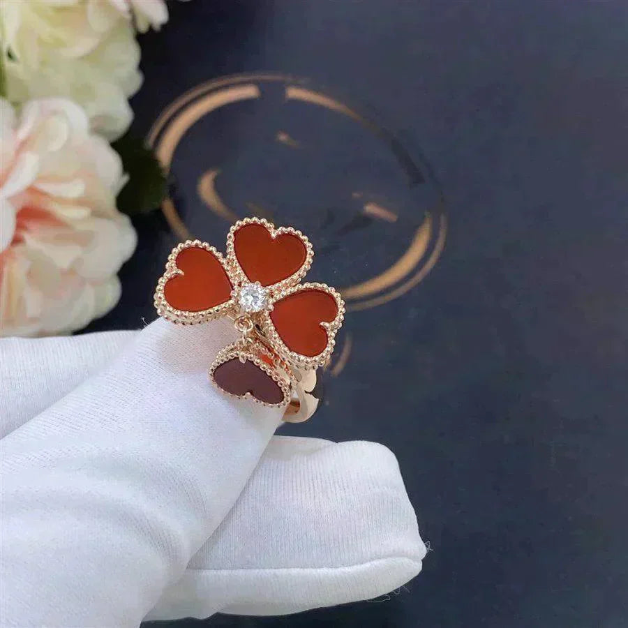 [Luxe Jewels]SWEET CLOVER CARNELIAN RING