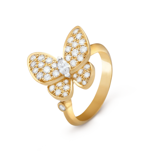 [Luxe Jewels]BUTTERFLY DIAMOND RING