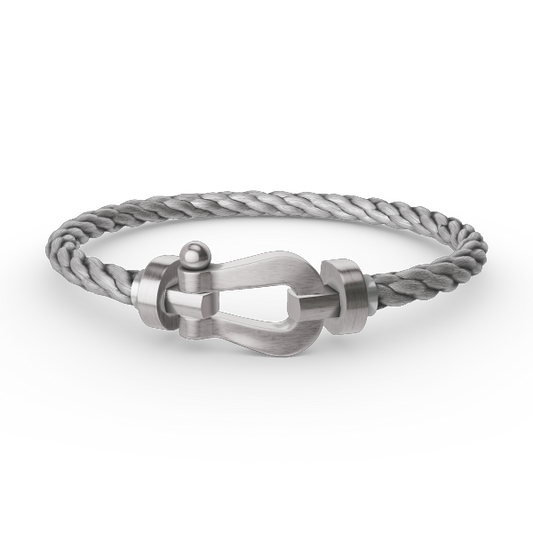 [Luxe Jewels]FORCE LARGE HORSESHOE NO DIAMOND BRACELET SILVER