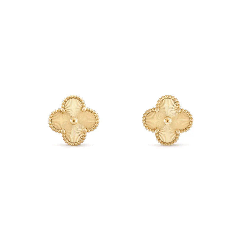 [Luxe Jewels]CLOVER MEDIUM 1 MOTIFS LASER EARRINGS