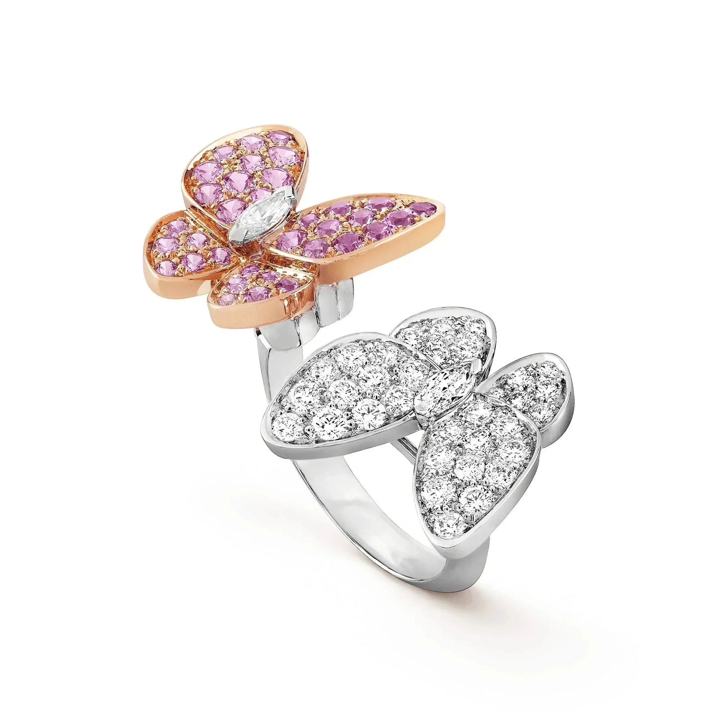 [Luxe Jewels]TWIN BUTTERFLY DIAMOND RING